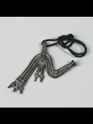 Pendentif gan en bronze (Burkina Faso)