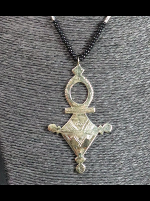 Collier croix touareg