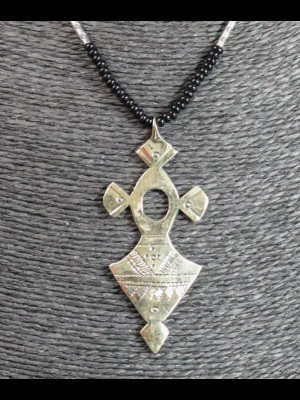 Collier croix touareg