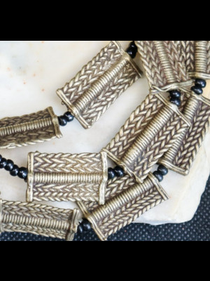 Fil de 20 perles en laiton