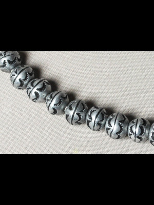 25 perles en aluminium