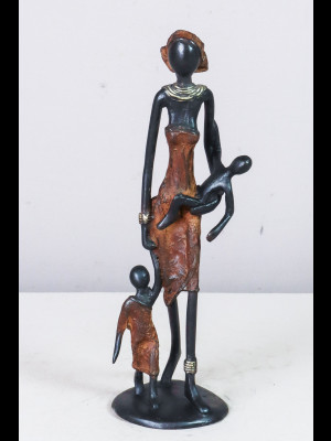 Femme  avec 2 enfants (bronze)