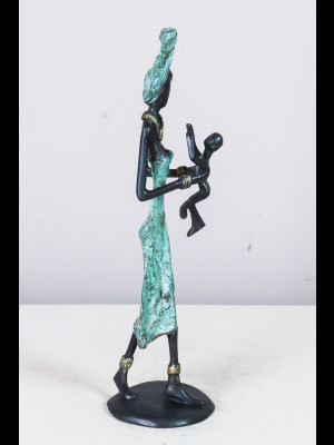 Femme  avec un enfant (bronze)