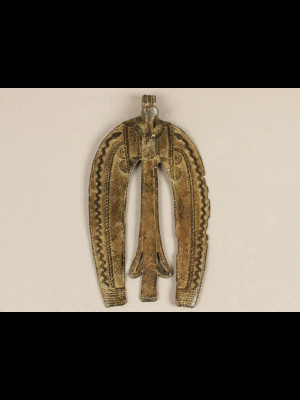 Grand pendentif en bronze (Burkina Faso)