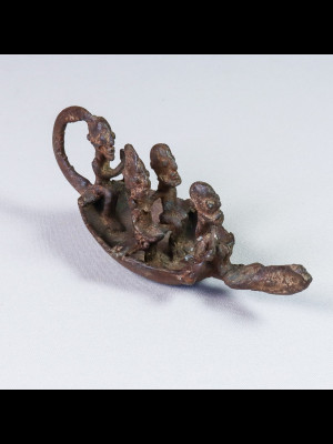 Petite pirogue dogon (Bronze du Mali)