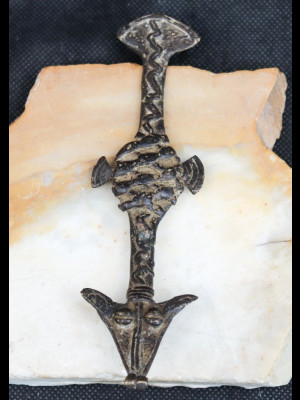 Pendentif gan en bronze (Burkina Faso)