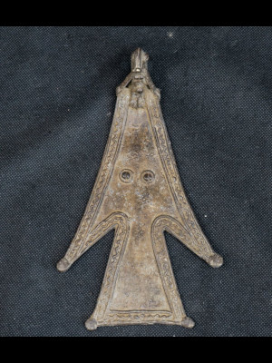 Grand pendentif en bronze (Burkina Faso)