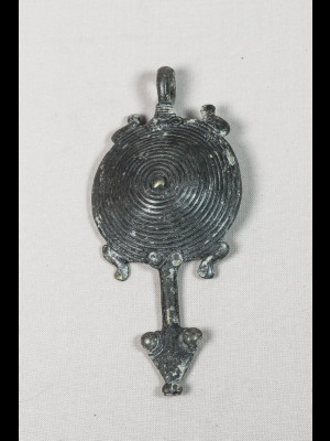 Pendentif gan en bronze (Burkina Faso)