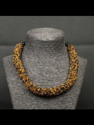 Collier perles en verre