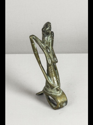 Femme dogon en bronze