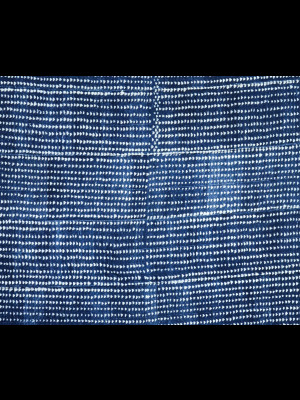 Pagne indigo ancien en coton