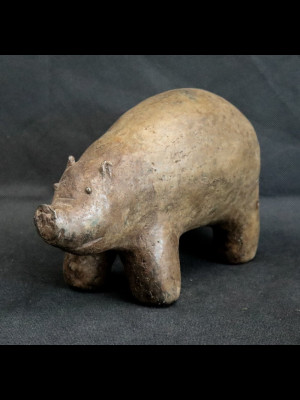 Cochon en bronze (Lobi-Burkina Faso)