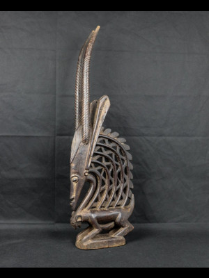 Masque cimier tchiwara bambara (Mali)