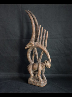 Masque cimier tchiwara bambara (Mali)