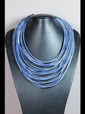 Collier 20 fils en plastique recyclé