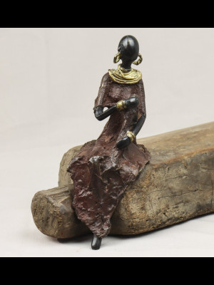Femme assise (bronze)