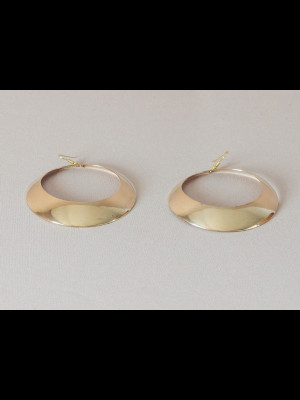 Grandes boucles d'oreilles en laiton