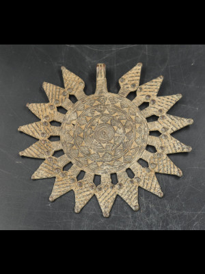 Pendentif gan en bronze (Burkina Faso)