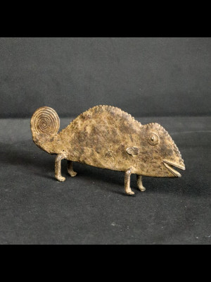 Caméléon en bronze (Mali)