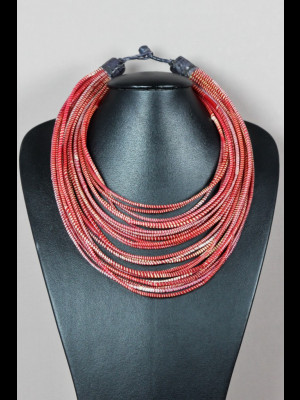 Collier 30 fils en plastique recyclé