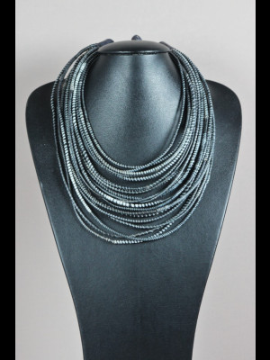 Collier 20 fils de plastique recyclé