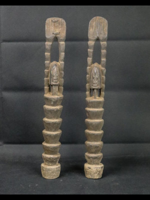 Paire de statuettes dogon (Mali)