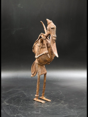 Chasseur dogon (bronze du Mali) 