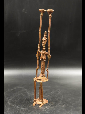 Statuette dogon (bronze du Mali)