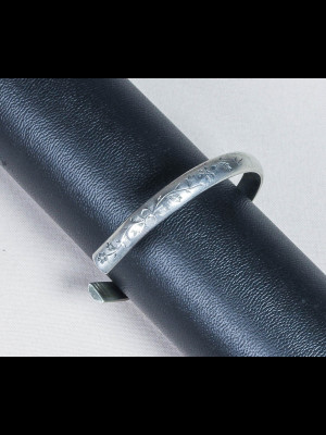 Bracelet en métal argenté