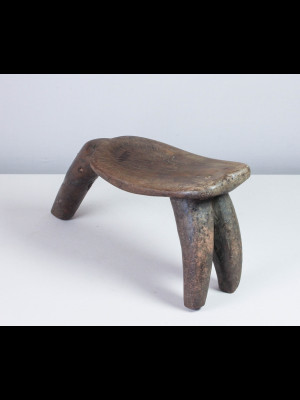 Tabouret lobi ancien (Burkina Faso)