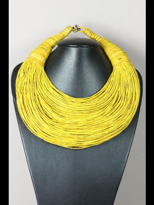 Collier 200 fils de cuir