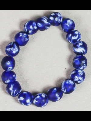 Bracelet en perles du Ghana en verre