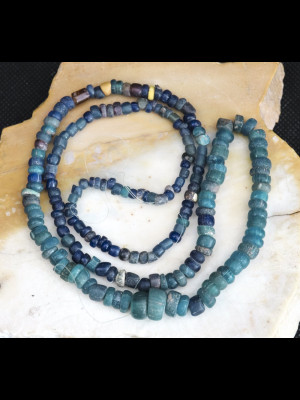 Perles Nila antiques en verre  (Mali)