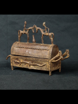 Boite dogon (Bronze-Mali)