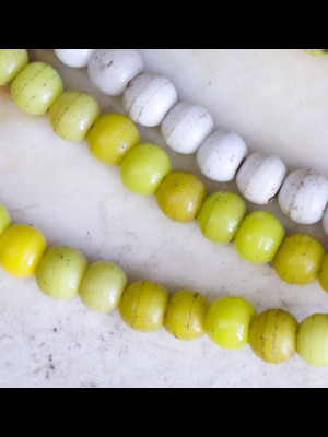 100 perles de troc en verre