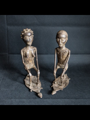 Couple d'ancêtres bobo (Mali)
