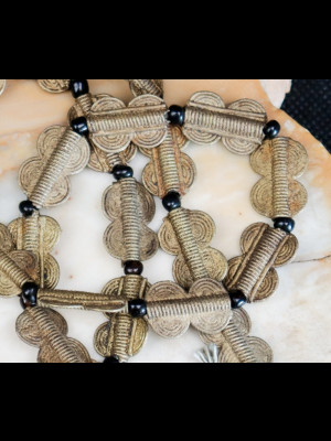 Fil de 30 perles en laiton