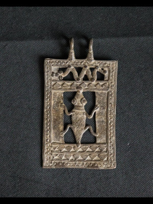 Grand pendentif en bronze (Burkina Faso)