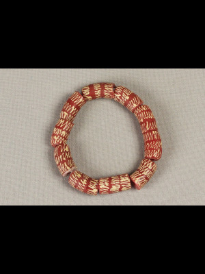 Bracelet en perles du Ghana en verre